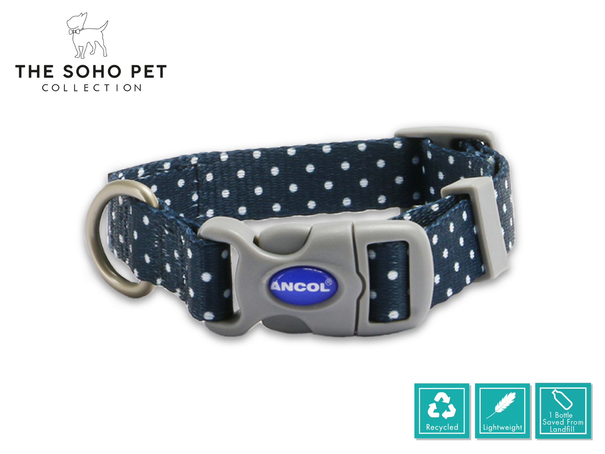 Polka Dot Pattern Collar | ANCOL