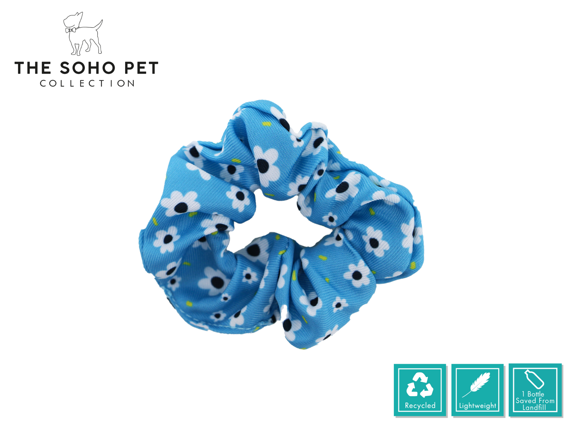 Daisy Pattern Poop Bag Dispenser & Scrunchie | ANCOL