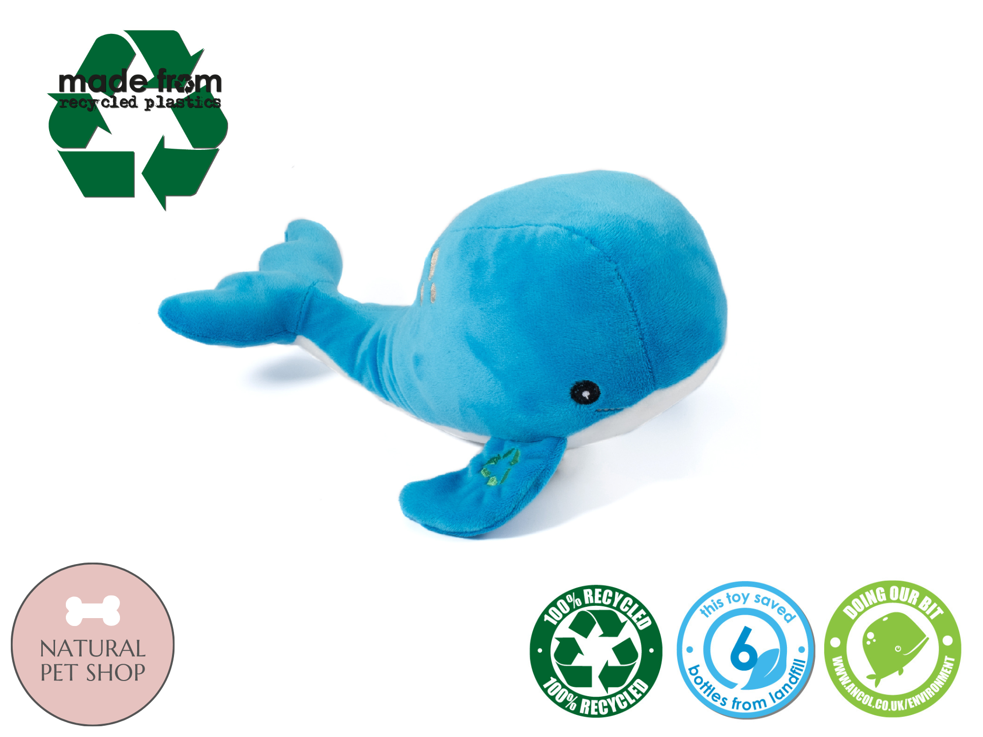 Whale Dog Toy | Made From Range