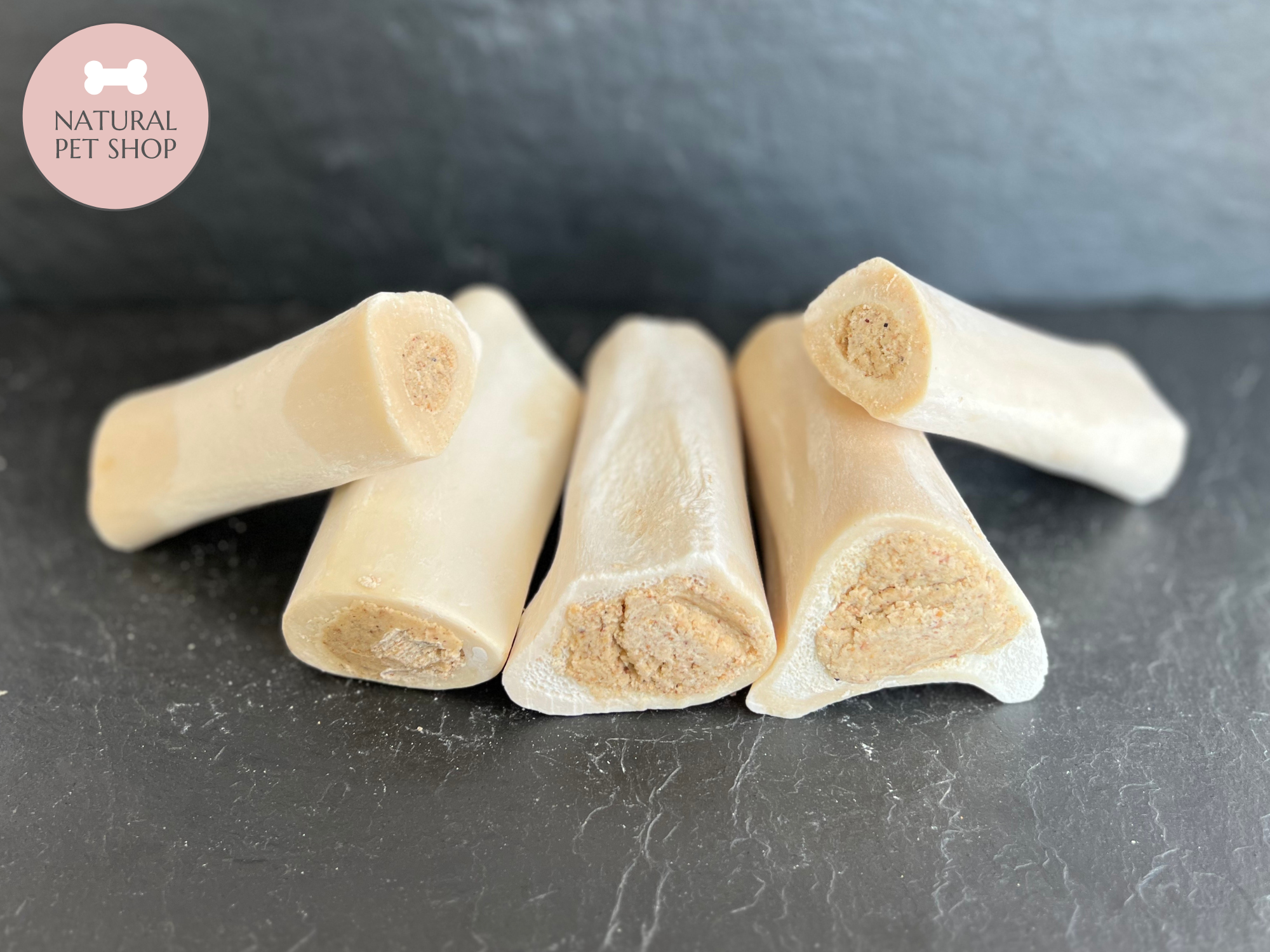 White Chicken Filled Bones