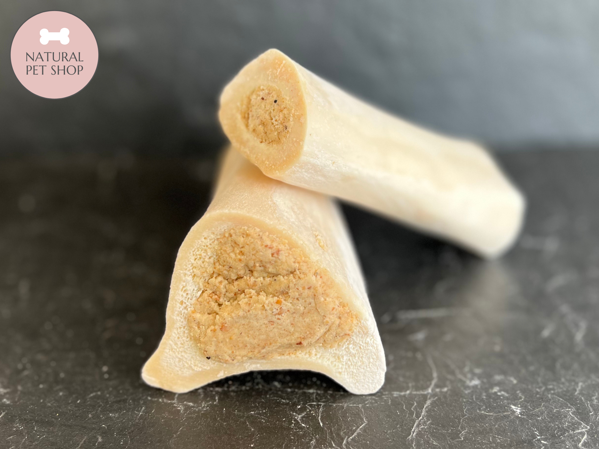 White Chicken Filled Bones