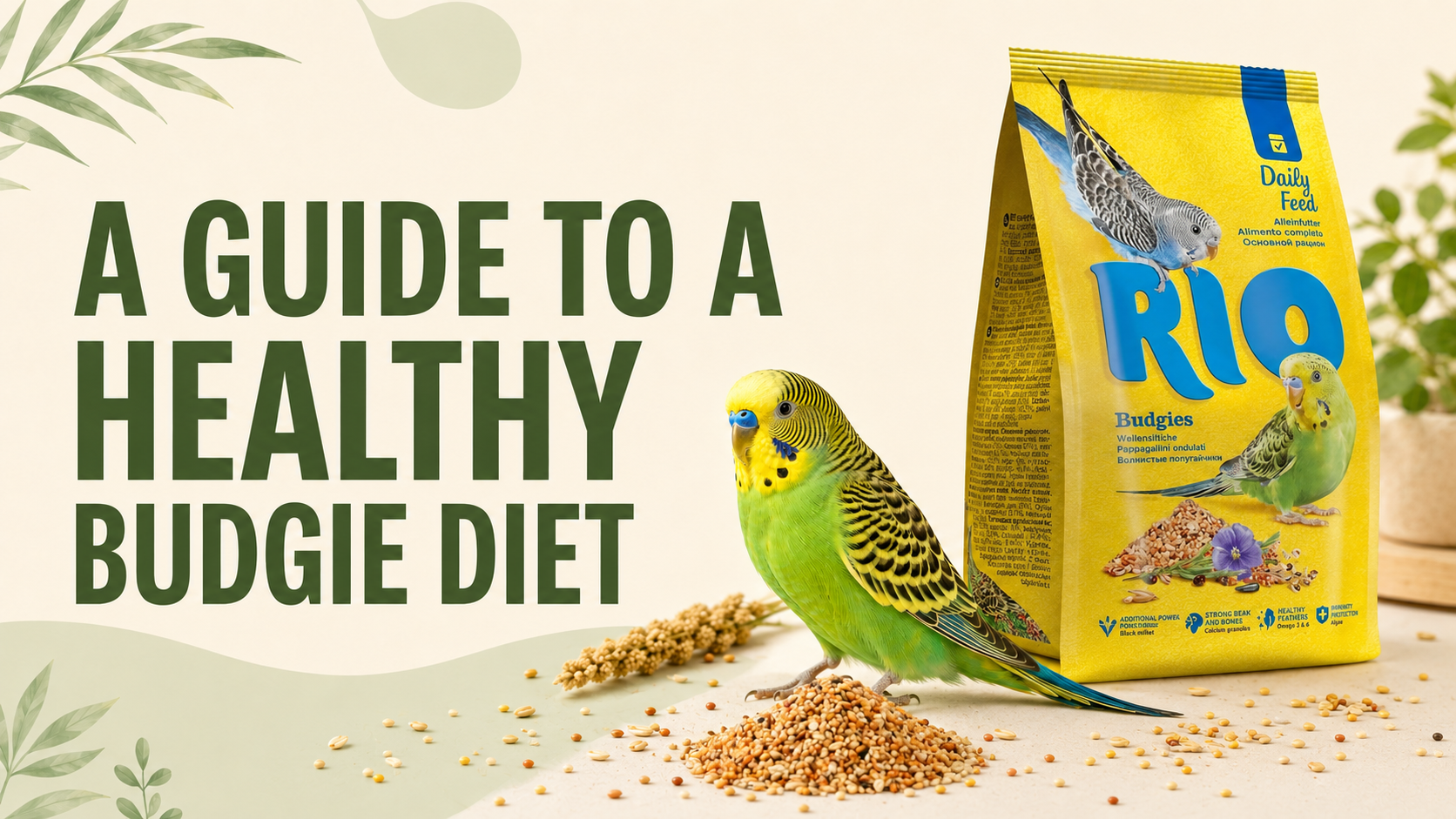 RIO Budgie Food: What Should a Healthy Budgie Diet Include?