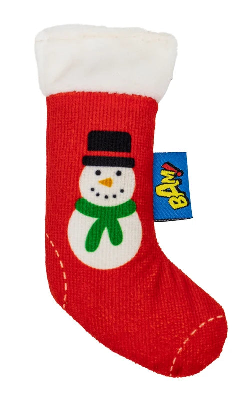BAM! Christmas Catnip Stocking Toy – Festive Cat Gift