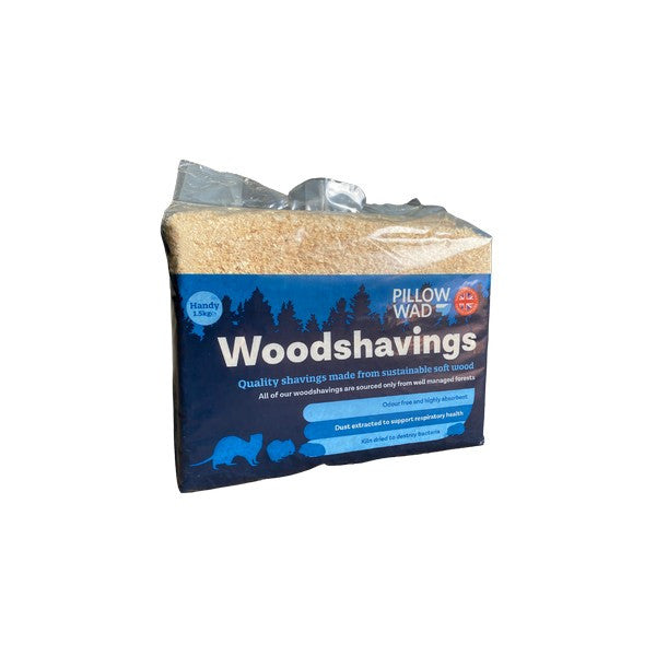 Pillow Wad Wood Shavings for Small Animals – 1.5kg