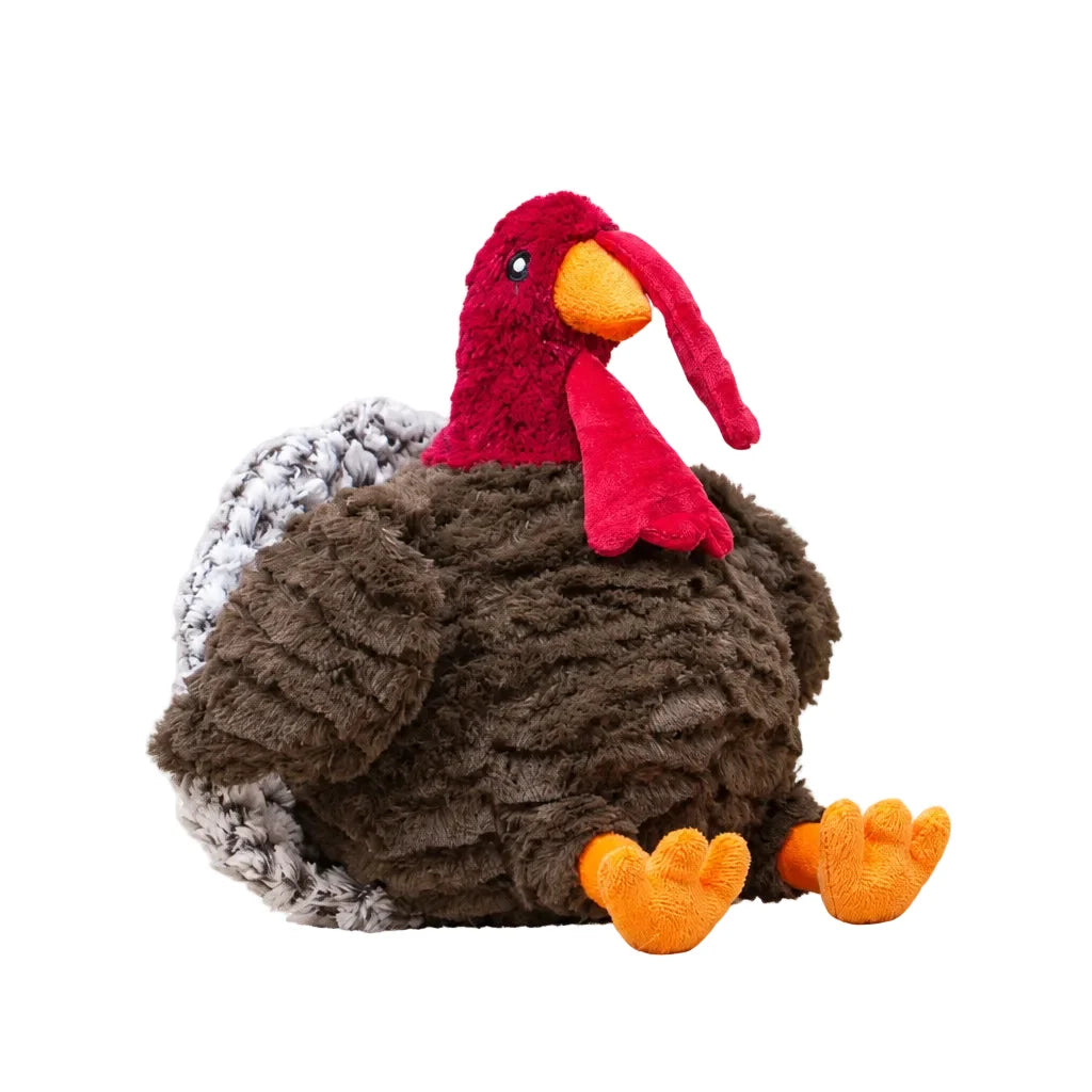 Tina Turkey Christmas Plush Dog Toy – Squeaky & Crinkle | 27cm