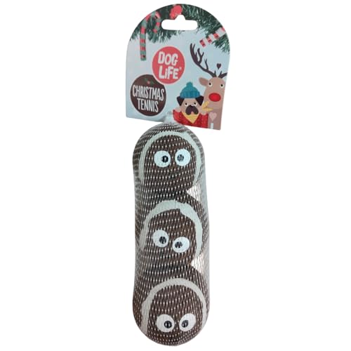 Christmas Pudding Tennis Balls for Dogs – Pudding Pals Pack of 3