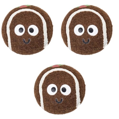 Christmas Pudding Tennis Balls for Dogs – Pudding Pals Pack of 3