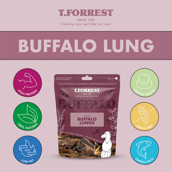 100% Natural Buffalo Lung for Dogs