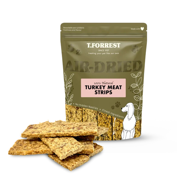 100% Turkey Meat Strips for Dogs