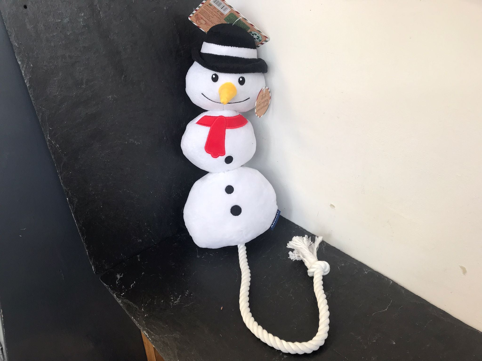 Seb the Ropey Snowman | Ancol Dog Toy