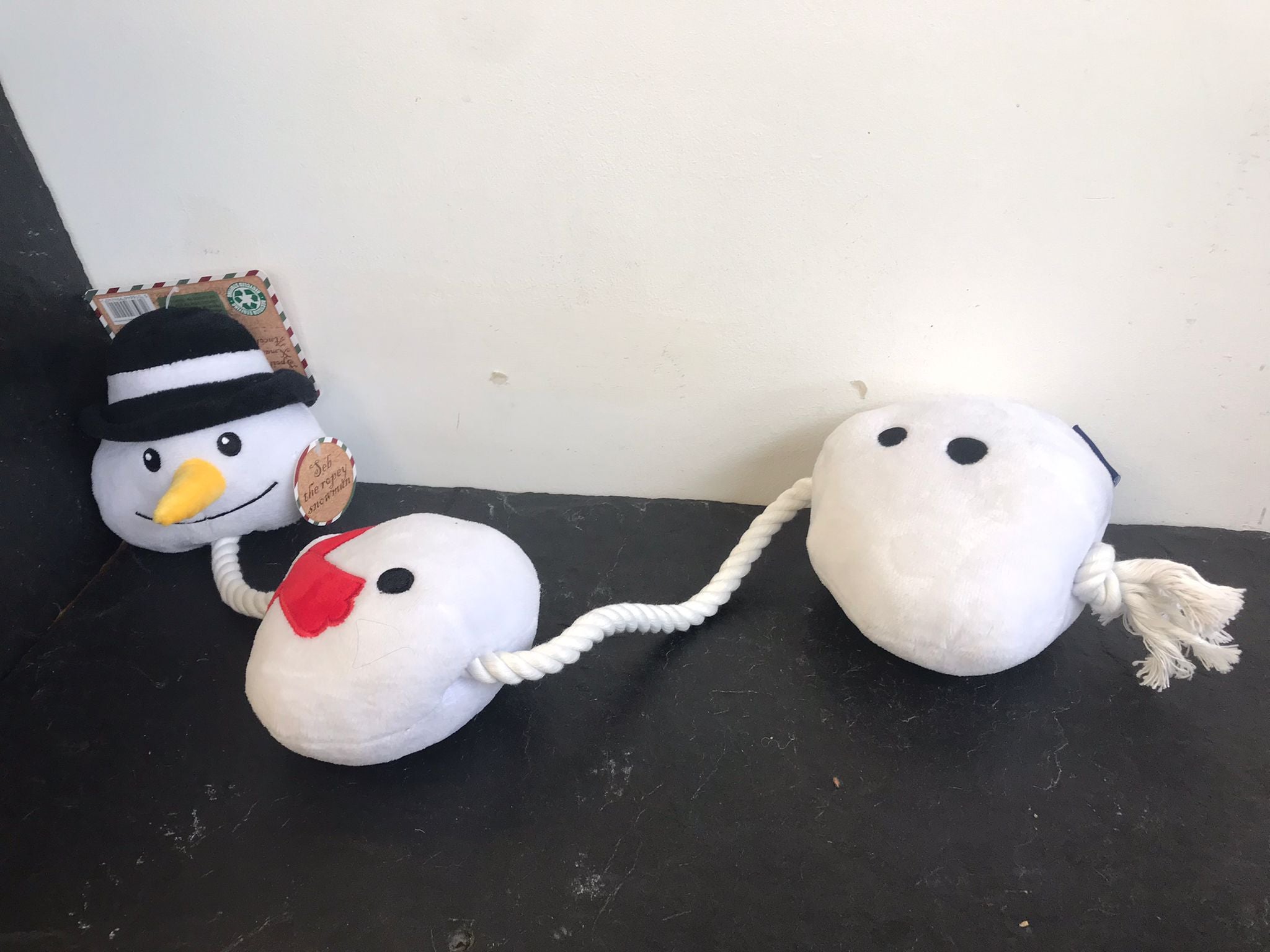 Seb the Ropey Snowman | Ancol Dog Toy