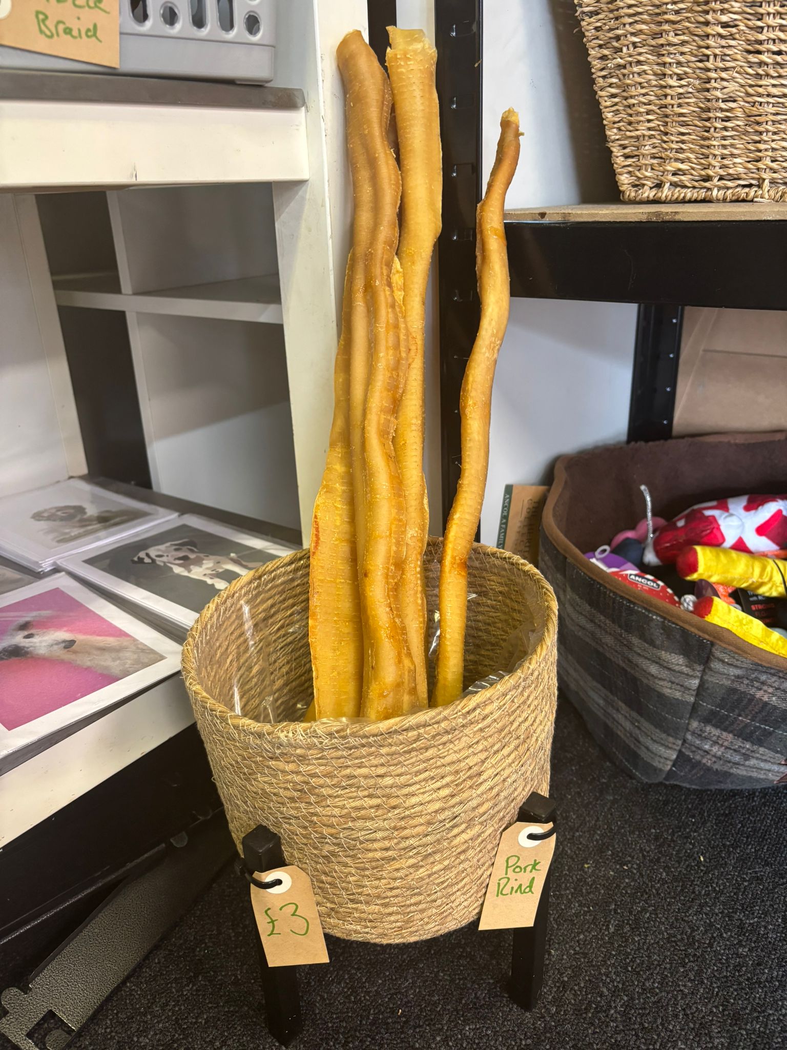 20 Inch Natural Pork Roll for Dogs