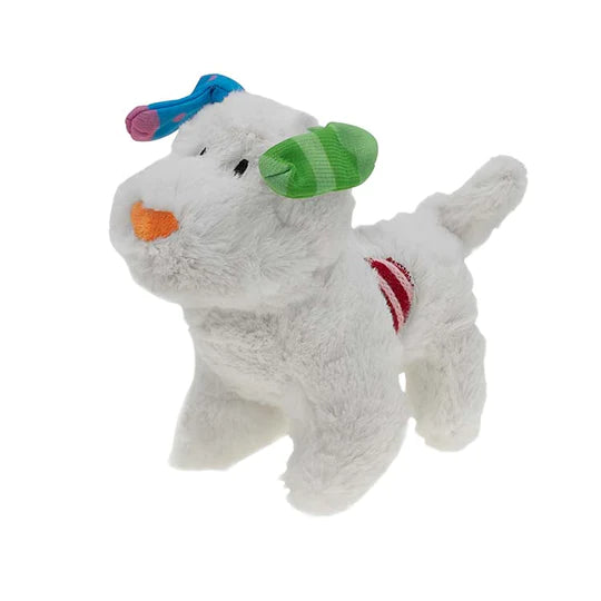 Christmas Snow Dog Cuddle Toy