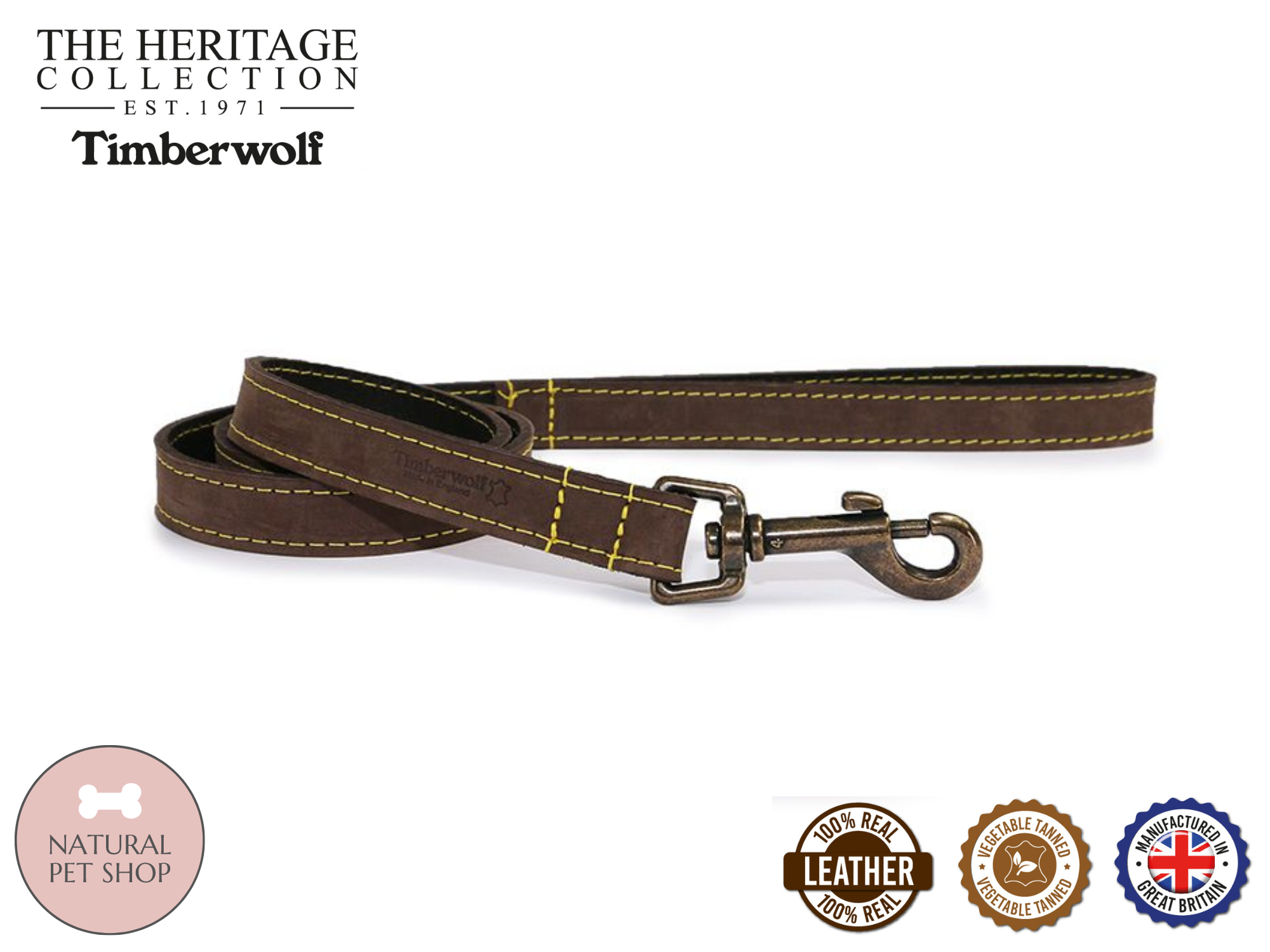 Timberwolf | Leather Lead