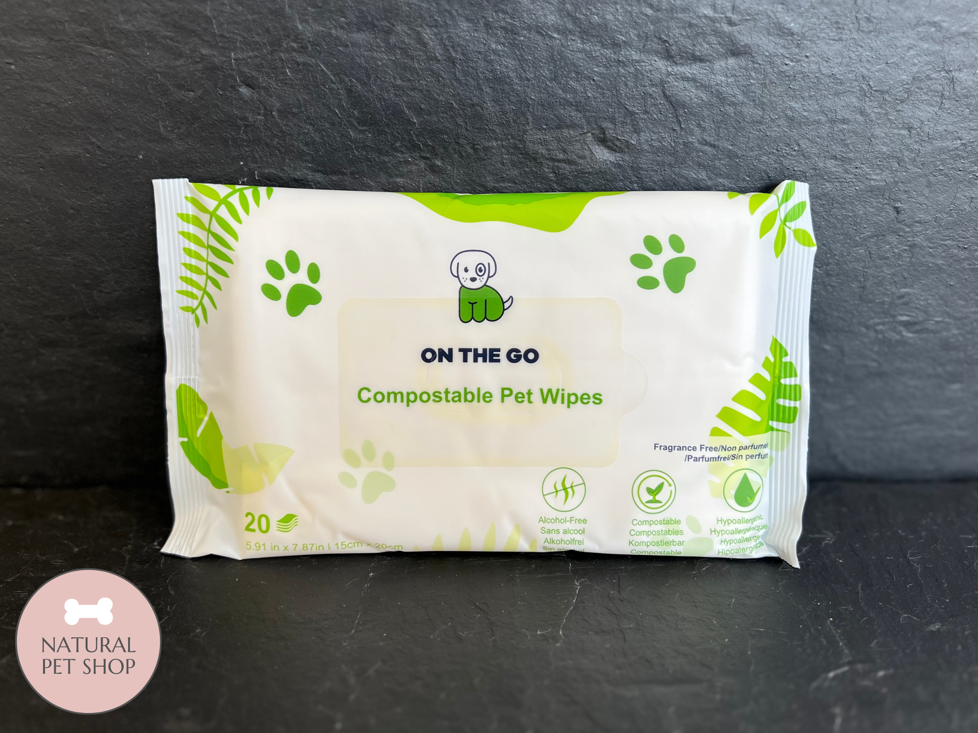 On The Go Pet Wipes