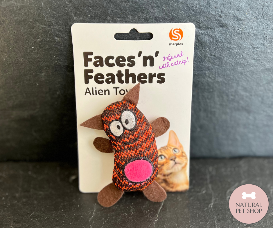 Alien Cat Toy | Faces 'n' Feathers