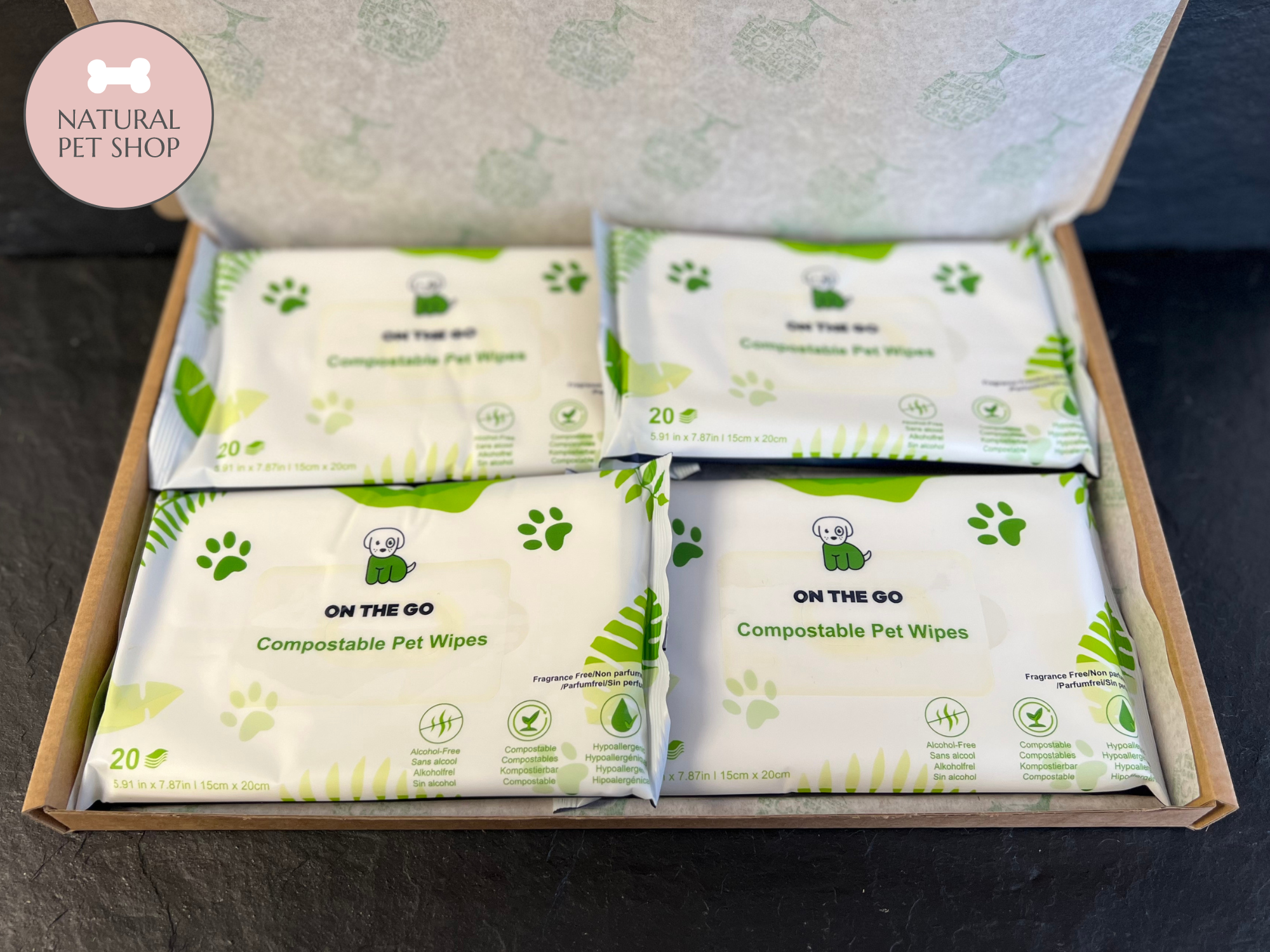 On The Go Pet Wipes