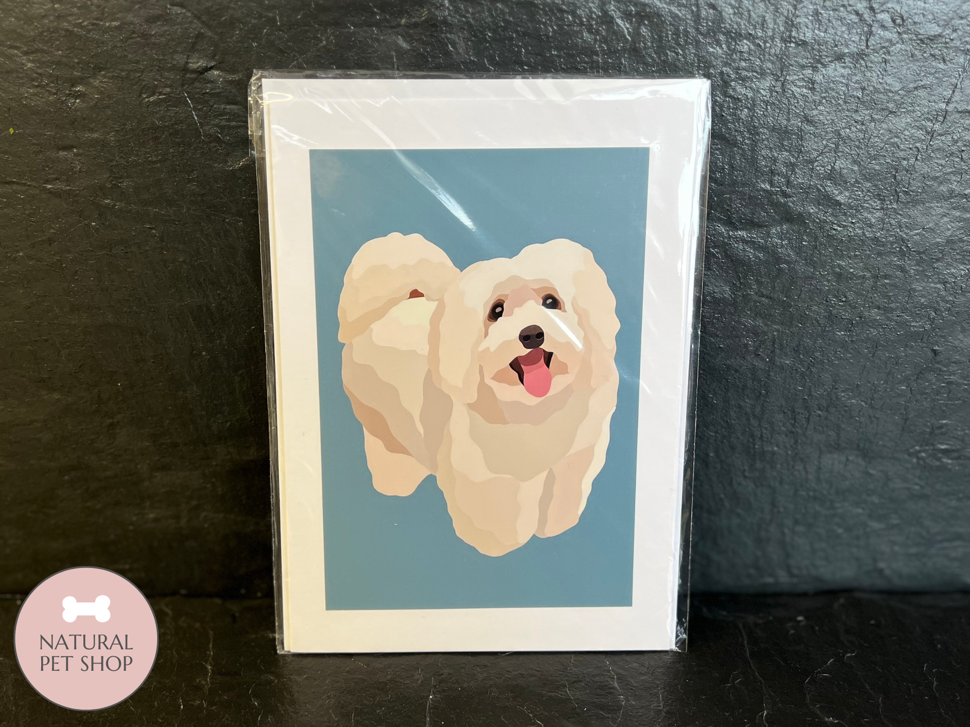 Dog Print Hand-Made Greeting Cards
