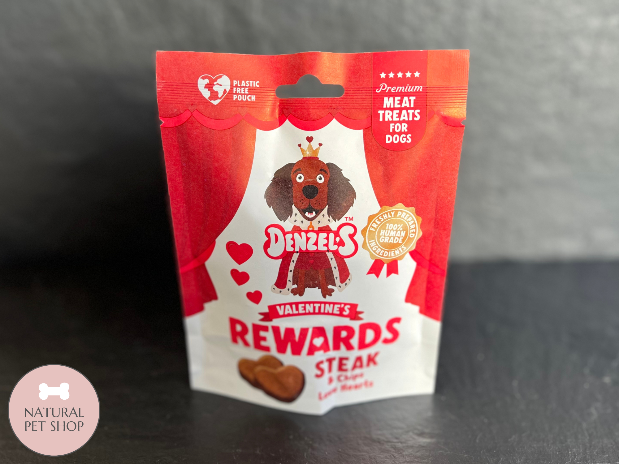 Denzel's Steak & Chips Love Valentine's Heart Rewards