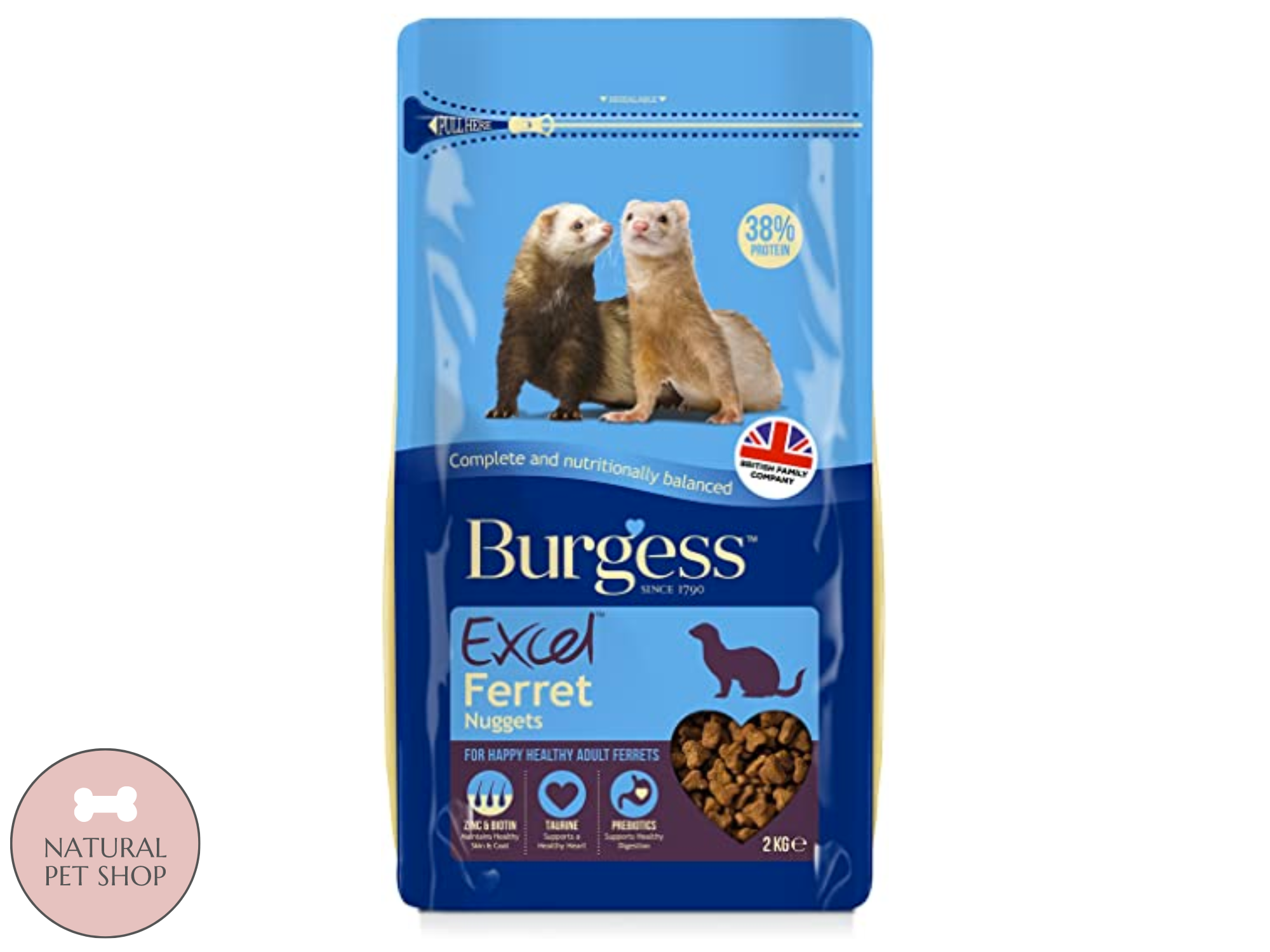Burgess Excel Ferret Nuggets Natural Pet Shop